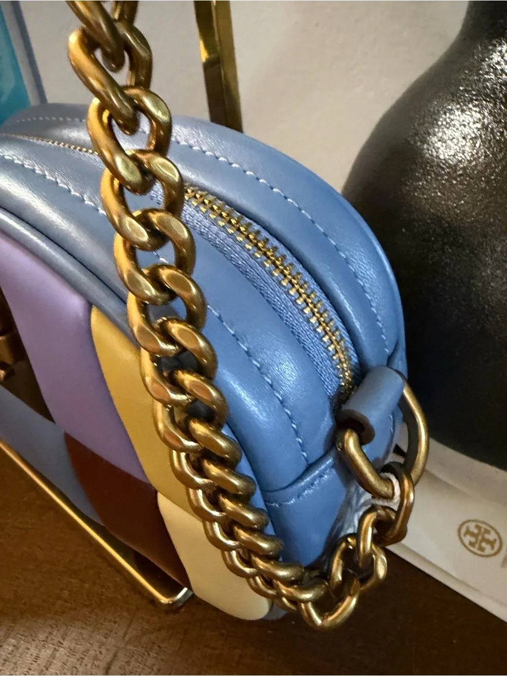 Tory Burch Kira Patchwork Camera Bag (NWT)